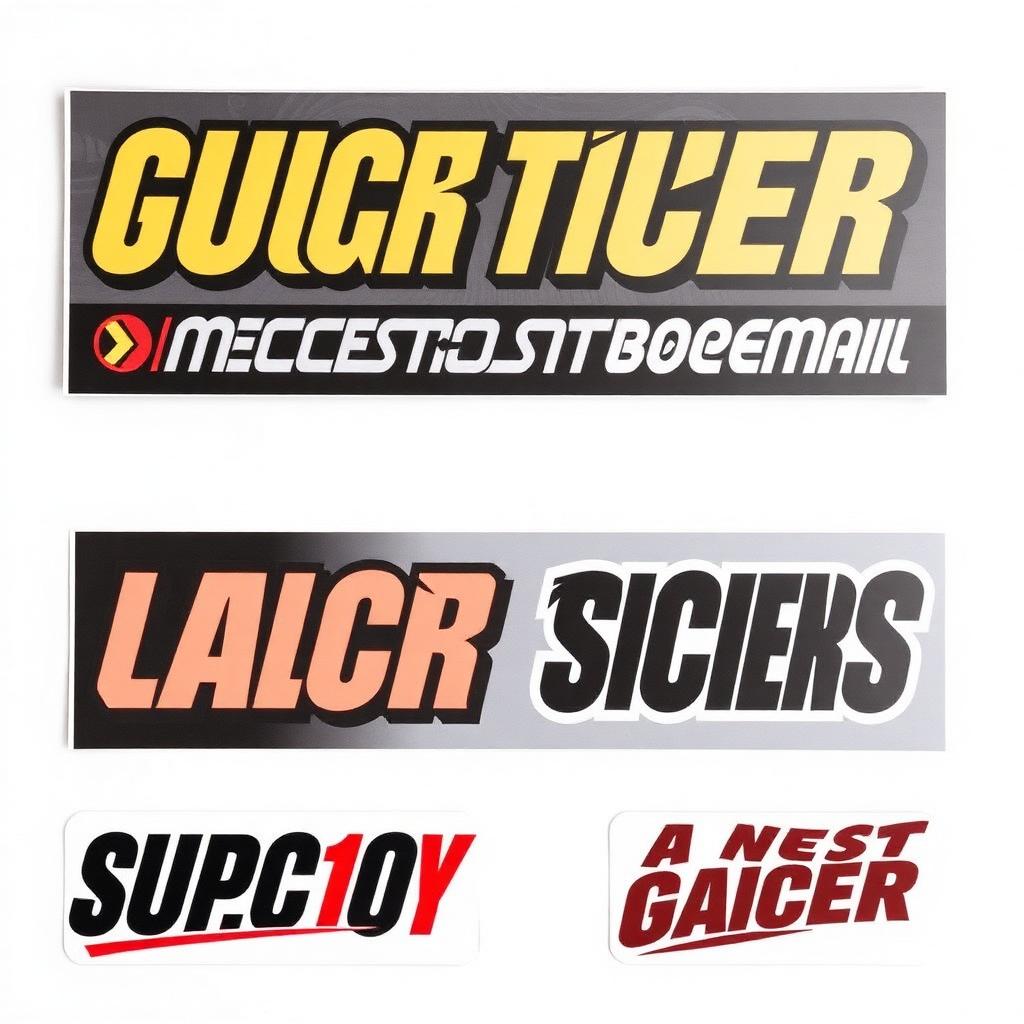 Bumper and Laptop Stickers